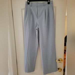 Blue wide leg pants